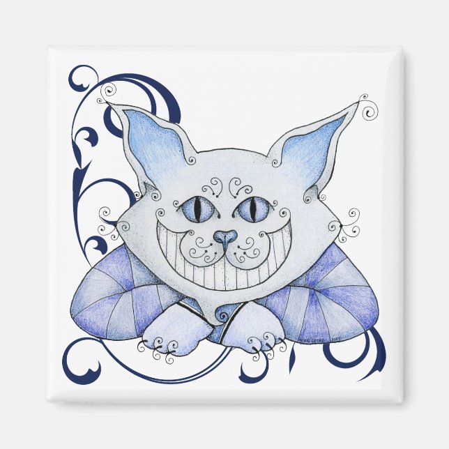 Íman Magnet Gato de Cheshire (Frente)