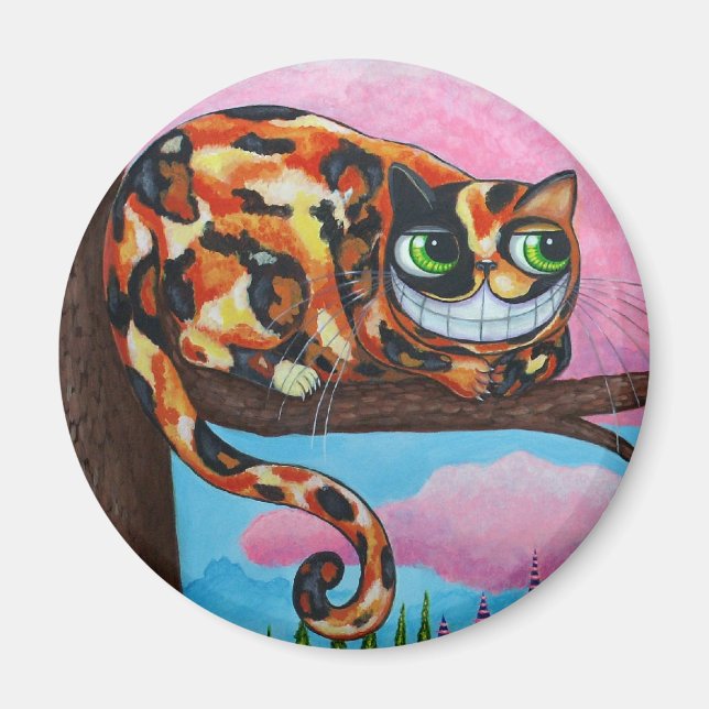 Íman Magnet Gato de Cheshire (Frente)