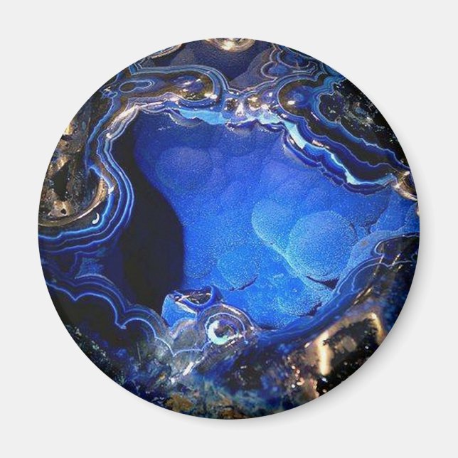 Íman Magnet Geode Azurite (Frente)