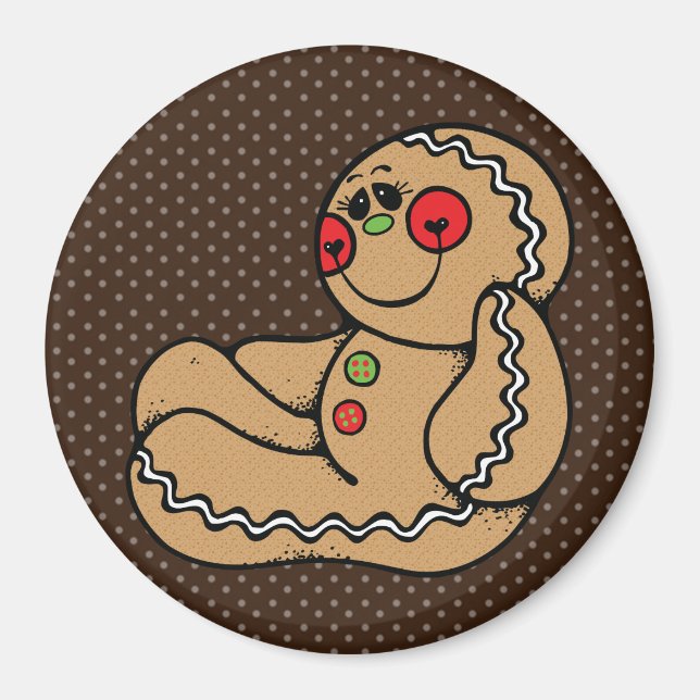 Íman Magnet Gingerbird Man (Frente)