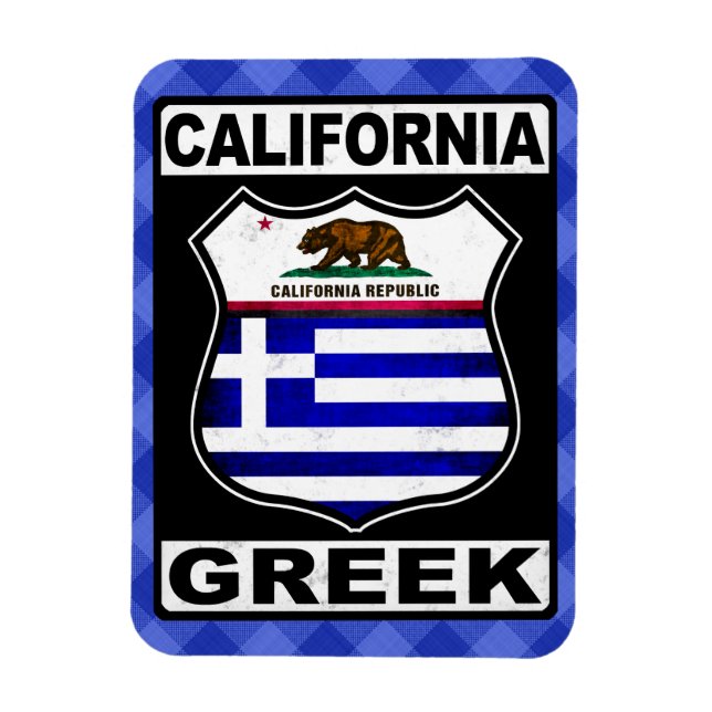 Íman Magnet grego da Califórnia (Vertical)