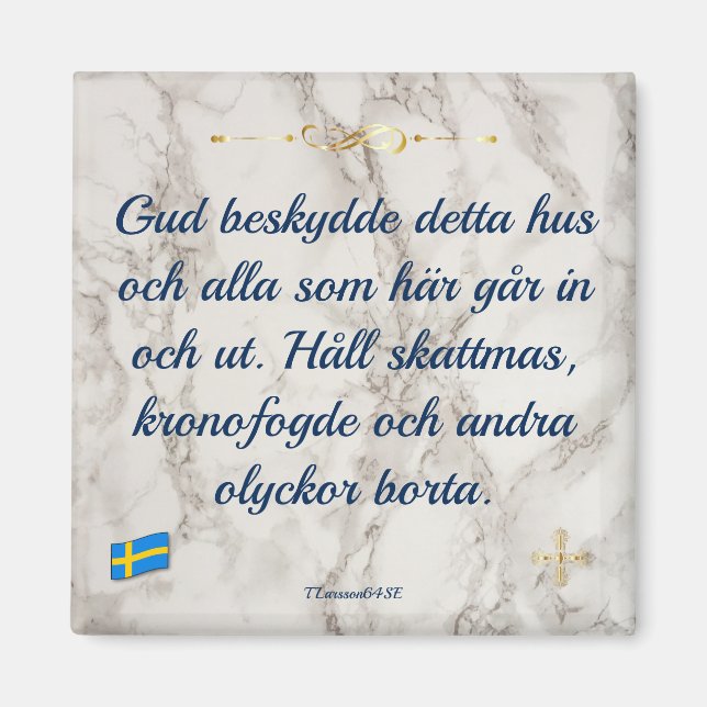 Íman Magnet — Gud beskydde (Frente)