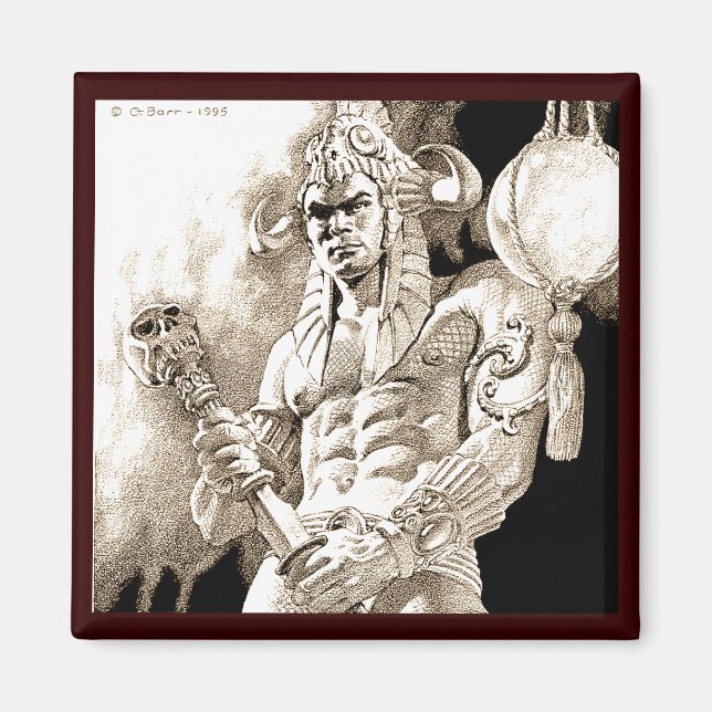 Íman Magnet Guerreiro Bárbaro (Frente)