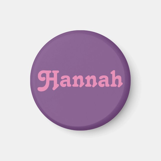 Íman Magnet Hannah (Frente)