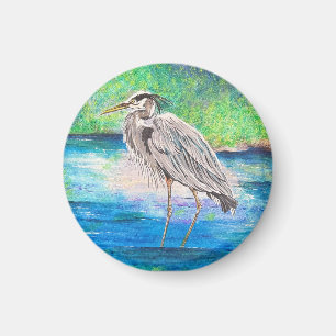 Íman Magnet Heron Azul