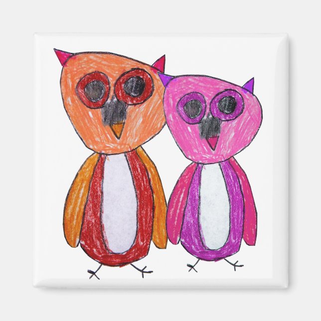 Íman Magnet Hoot Owls (Frente)