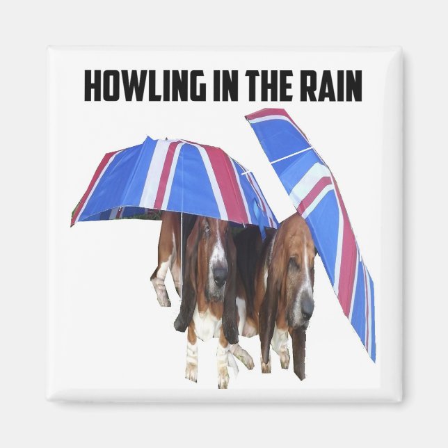 Íman Magnet Howling Na Chuva (Frente)