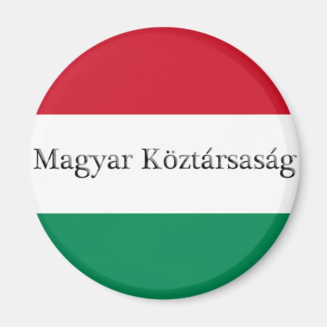 Íman Magnet Húngaro para Cores de Sinalizador (Frente)