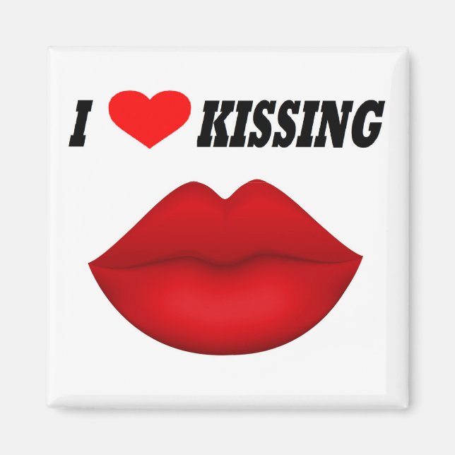 Íman Magnet I Love Kissing (Frente)