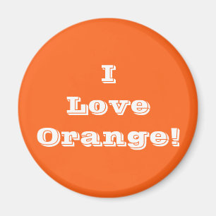 Íman Magnet I Love Orange