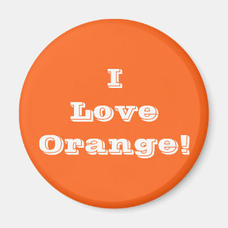 Íman Magnet I Love Orange