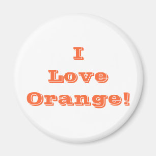 Íman Magnet I Love Orange