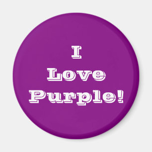 Íman Magnet I Love Purple