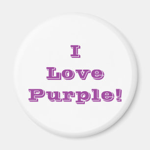 Íman Magnet I Love Purple