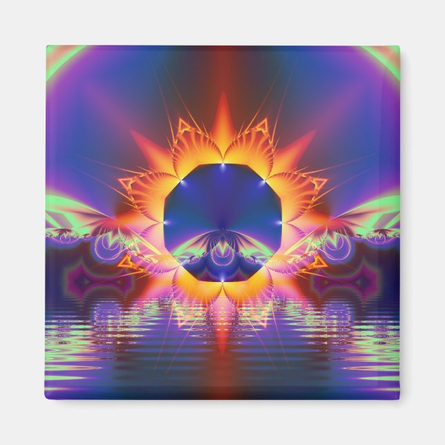 Íman Magnet Impressão Fractal (Frente)