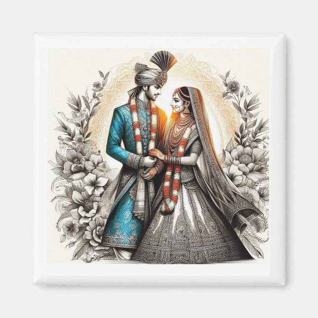 Íman Magnet índio (Frente)