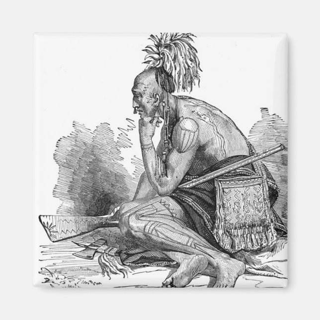 Íman Magnet índio (Frente)