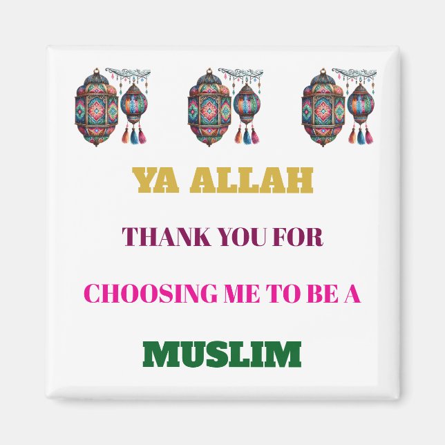 Íman Magnet- Islamic Lantern Magnets (Frente)