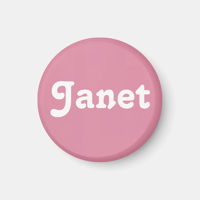 Íman Magnet Janet (Frente)