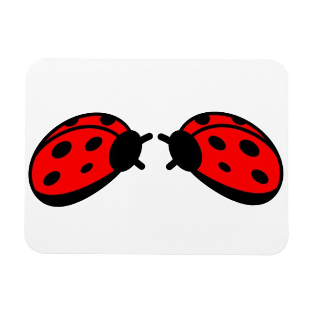Íman Magnet Lady Bugs 3"x4" (Horizontal)