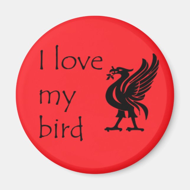 Íman Magnet - Liverpool Liverbird (Frente)