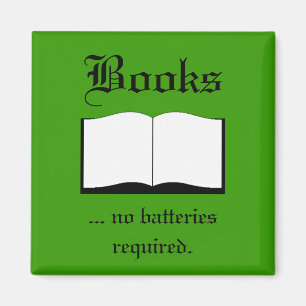 Íman Magnet - Livros ... não são necessárias pilhas