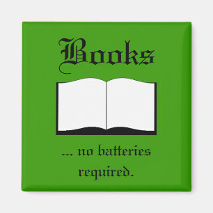 Íman Magnet - Livros ... nenhuma bateria necessária