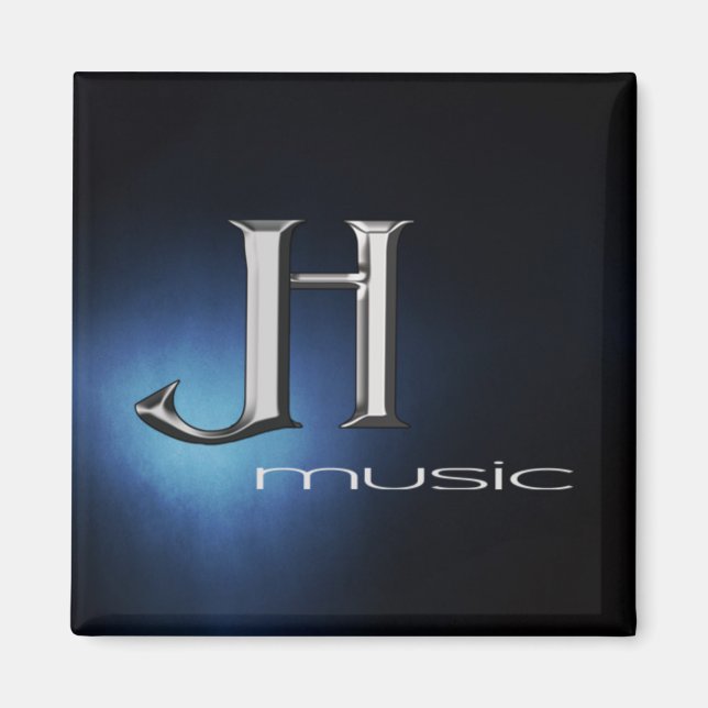 Íman Magnet - Logotipo de música JH (Frente)