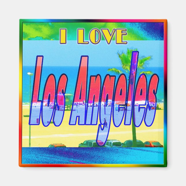 Íman Magnet "Lovely Los Angeles 2" (Frente)