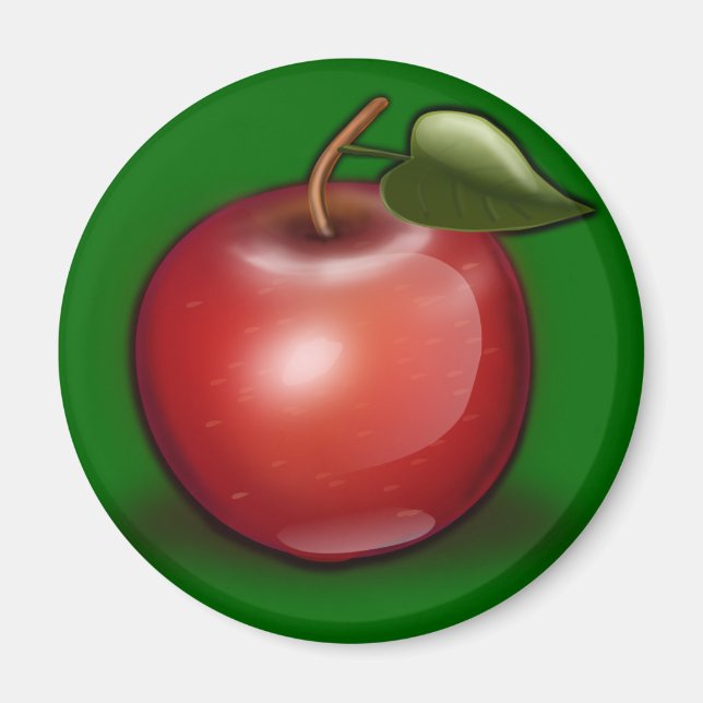 Íman Magnet - Maçã Vermelha (Frente)