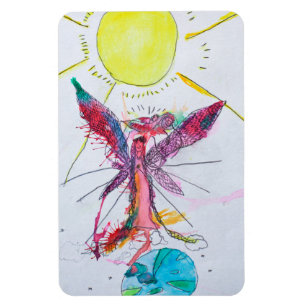 Íman Magnet - Mãe Deus Criando o Espírito de um Bebê