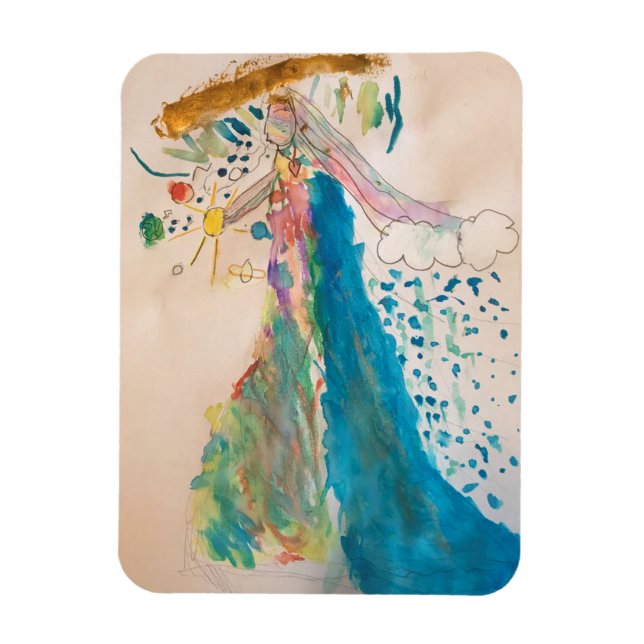 Íman Magnet - Mãe Deus Segurando o Universo (Vertical)