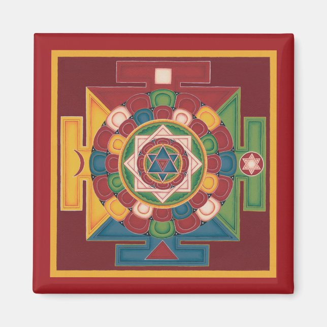 Íman MAGNET Mandala dos 5 Elementos (Frente)