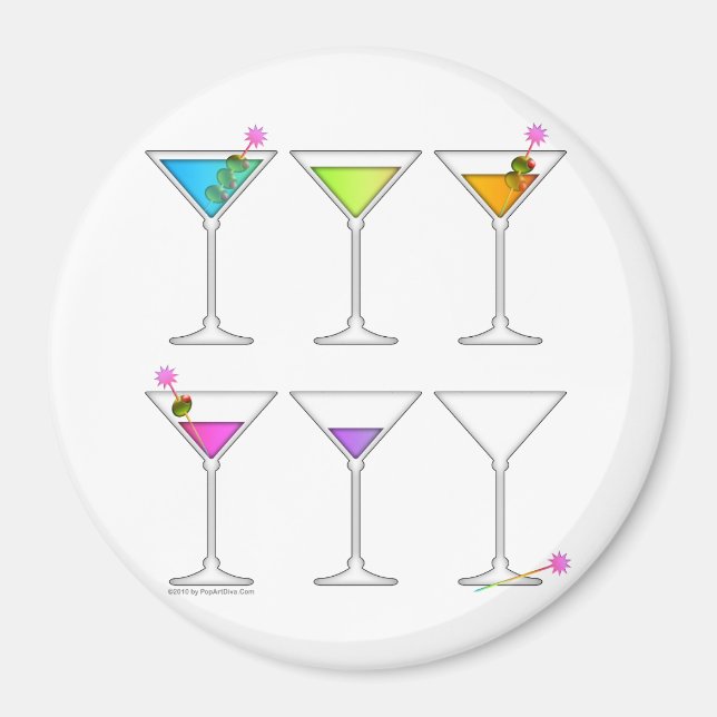 Íman Magnet - Martinis indo, indo, indo, indo (Frente)