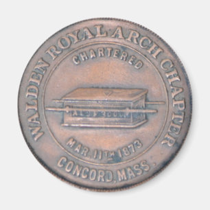 Íman Magnet Masonic Royal Arch Penny
