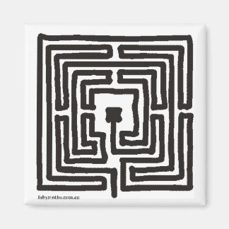 Íman Magnet medieval labirinto caneta quadrado pequeno