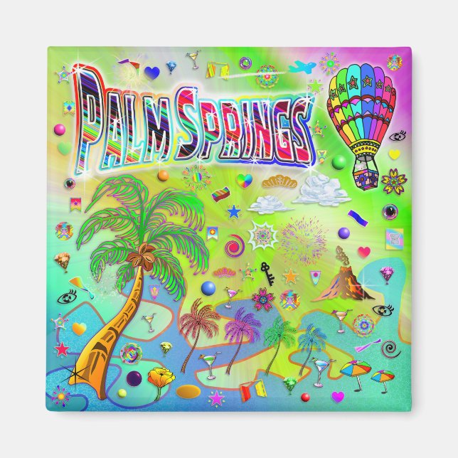 Íman Magnet Melody Eterno Palm Primavera (Frente)