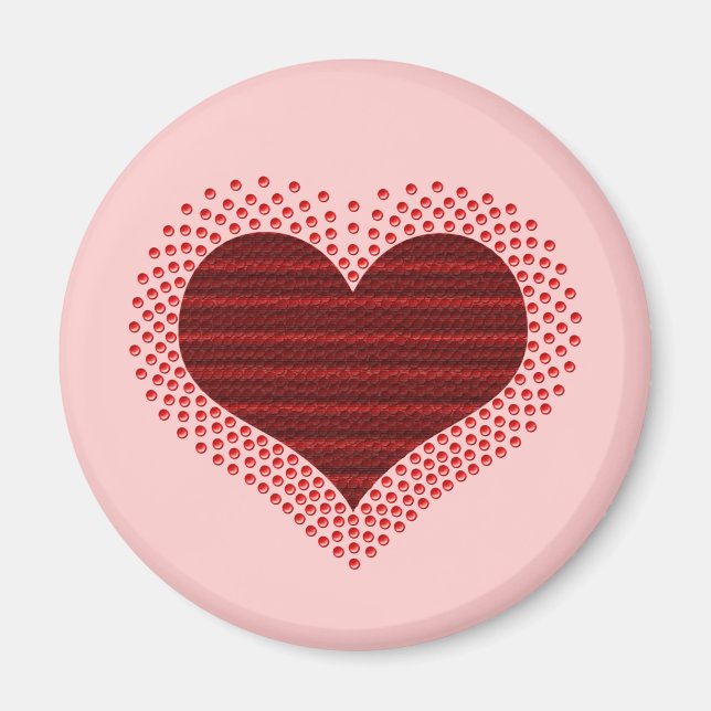 Íman Magnet Metálico, Vermelho (Frente)