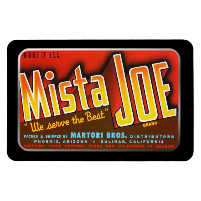 Íman Magnet - MistaJoe, por GalleryGifts (Horizontal)