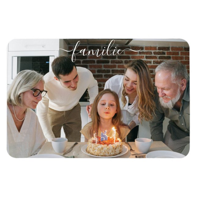 Íman Magnet mit eigenen Fotos - Selbst Gestalten (Horizontal)