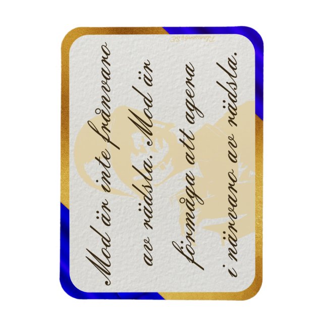 Íman Magnet — Mod & rädsla (Vertical)