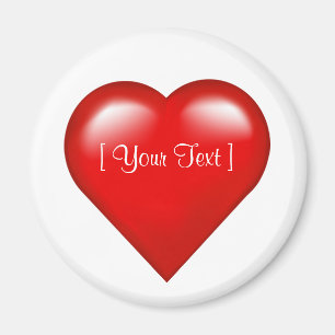 Íman Magnet Modelo personalizável Red Heart