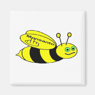 Íman Magnet Monsanto Bee Sacudir