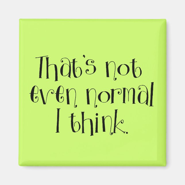 Íman Magnet não normal (Frente)