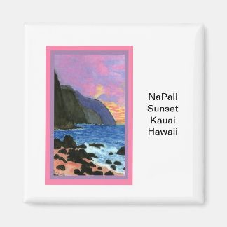Íman Magnet-NaPali Sunset, Kauai, Havaí