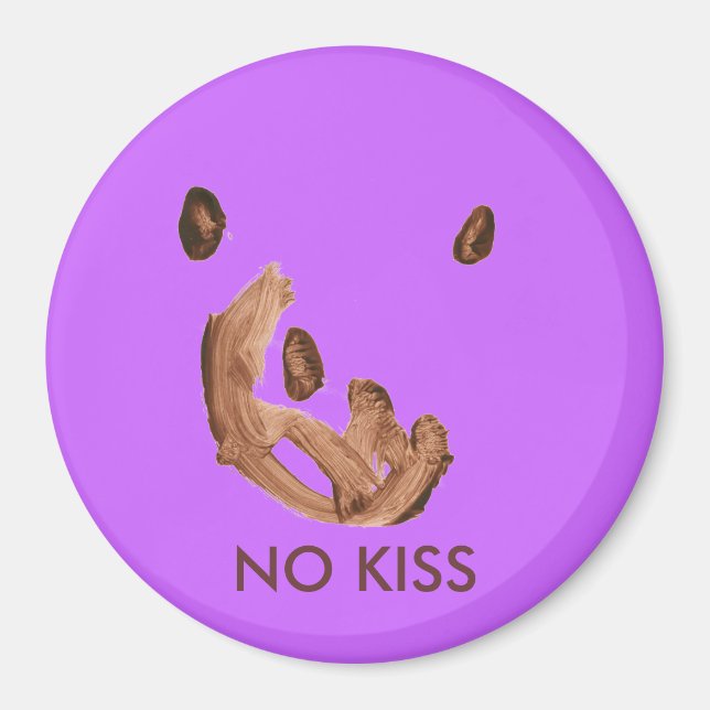 Íman Magnet "No Kiss" de MAXarT (Frente)