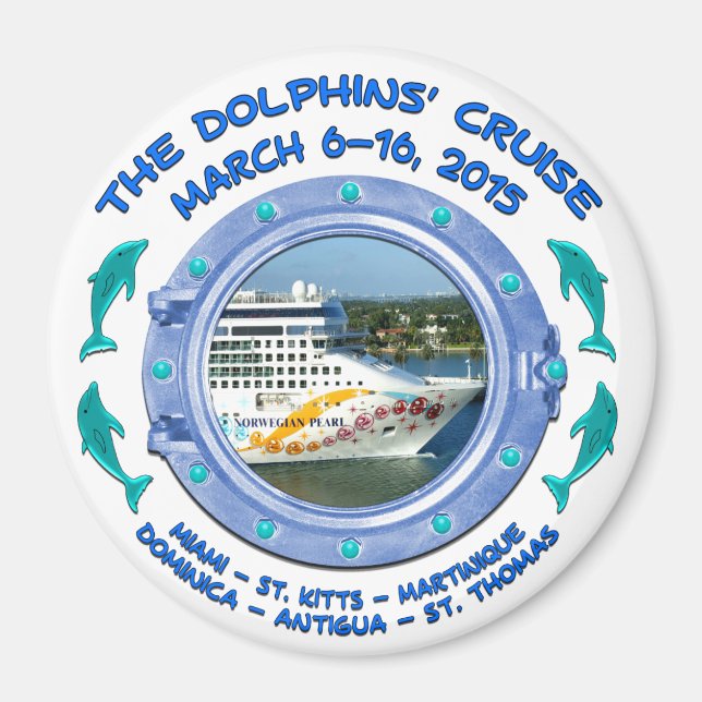 Íman Magnet - O Cruzeiro Dos Golfinhos (Frente)