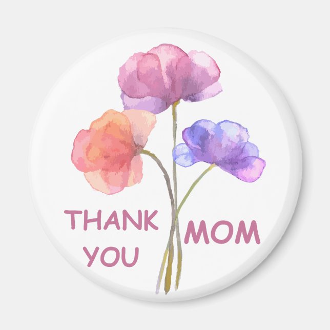 Íman Magnet Obrigado Mãe (Frente)