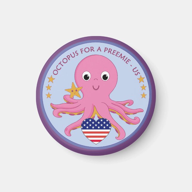 Íman Magnet Octopus Para Um Prefeito Dos EUA (Frente)