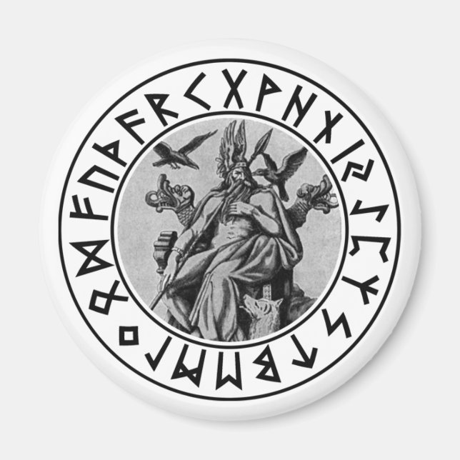 Íman magnet Odin Shield (Frente)